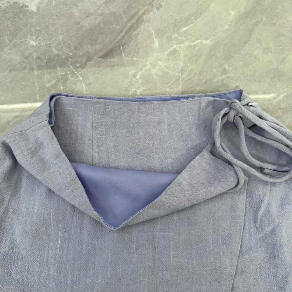 Women’s Altar’d State Wrap Side Tie Mini Skirt Small - Picture 10 of 16
